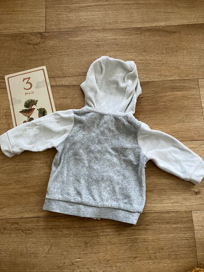 Gilet hiver 3 mois à zip - photo numéro 2