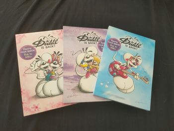 Lot de 3 carnets de format A5 Diddl is back neuf sceles OVP.