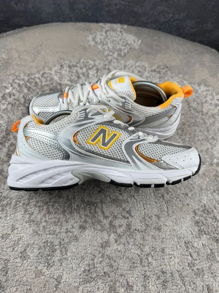 New Balance 530 Running Abzorb Yellow & Silver & White - photo numéro 6