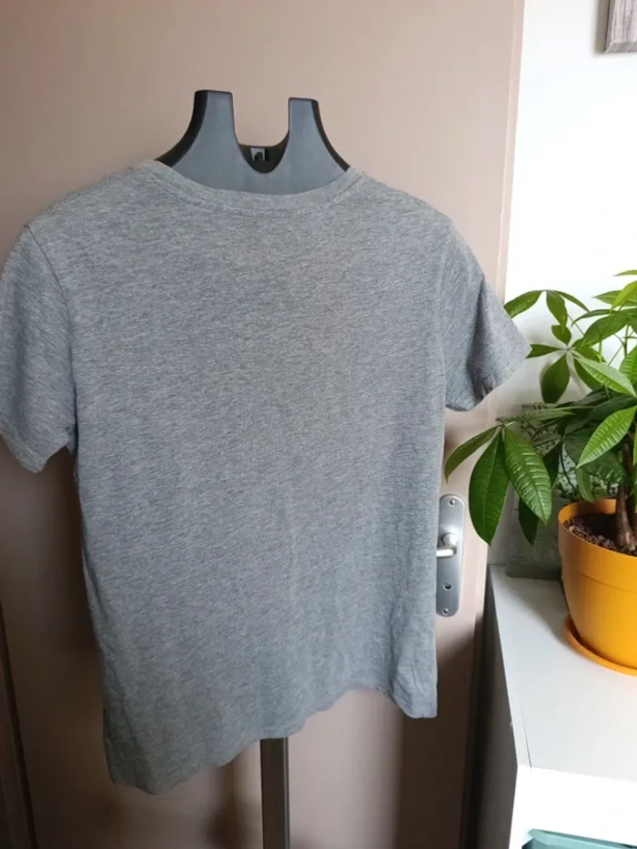 T-shirt gris panda boxe - photo numéro 6