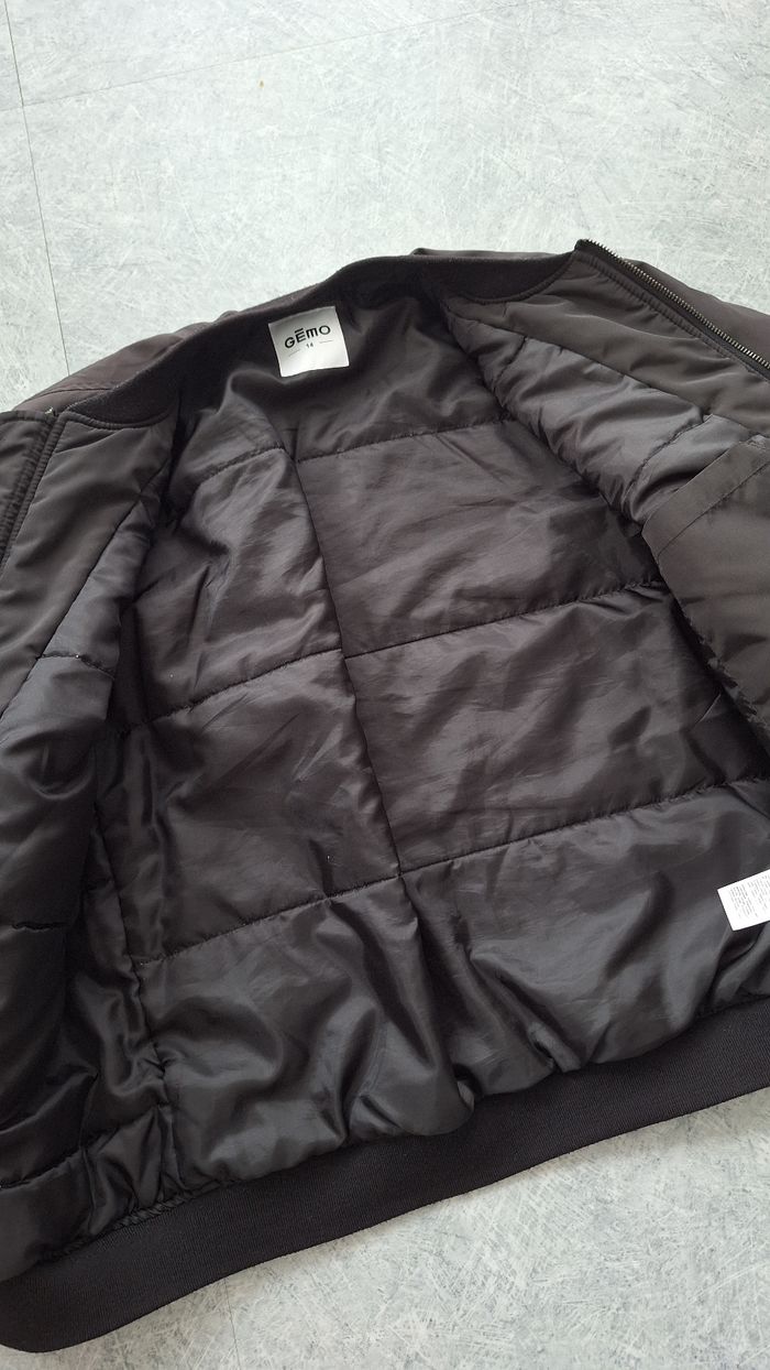 Veste noire bombers 14 ans - photo numéro 4