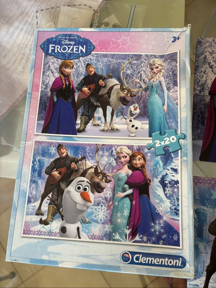 Lot puzzles Frozen - photo numéro 4