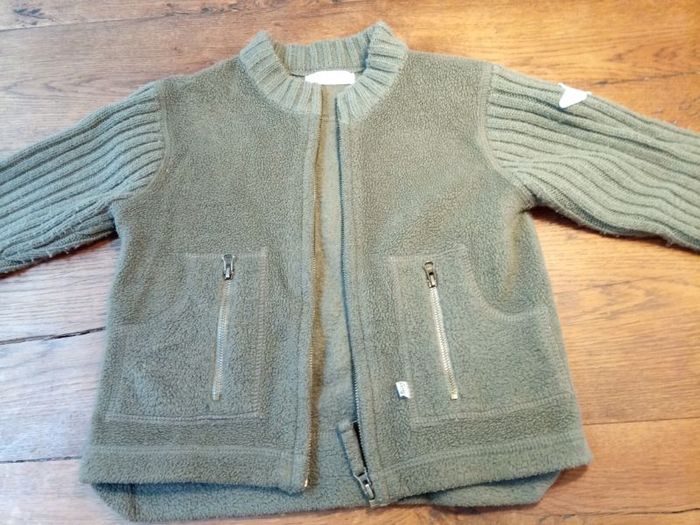 Gilet zippé polaire et acrylique