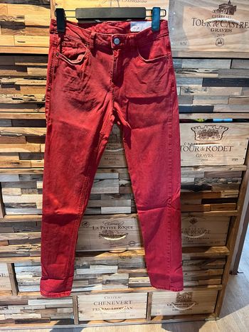 Jean slim rouge esprit