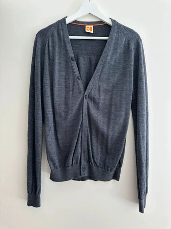 Cardigan homme Hugo Boss Orange homme - gris foncé - taille M