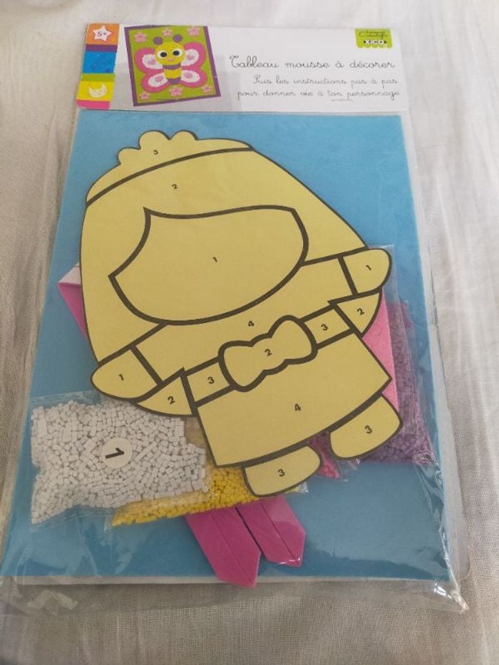 Tableau mousse a décorer