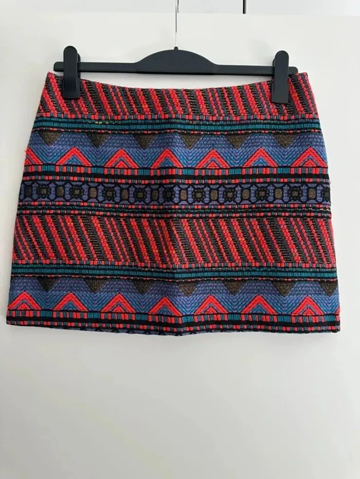Jupe multicolore desigual femme taille 42, en très bon état