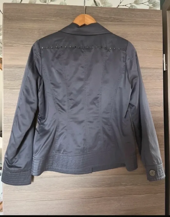 Veste neuve tailleur taupe Anne Weyburn 40 - photo numéro 7