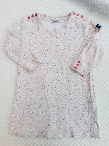 🔸Robe Blanche Armor Kids 24 mois Fleurs Roses🔸