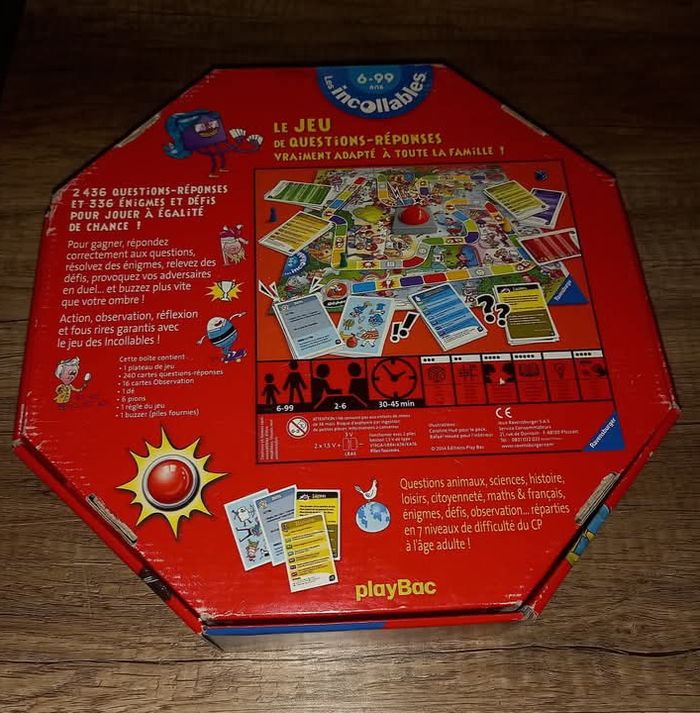 Jeu les incollables Ravensburger à partir de 6 ans 
Boîte légèrement abîmée mais jeu parfait état - photo numéro 6