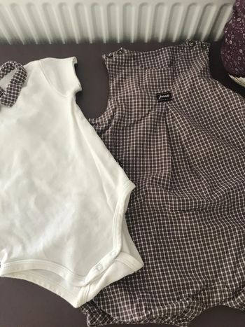 Ensemble Body et combishort Jacadi 12 mois