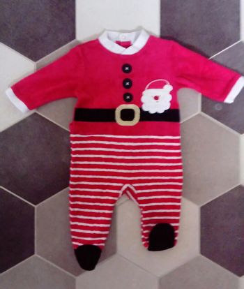 Pyjama velours, taille 3 mois