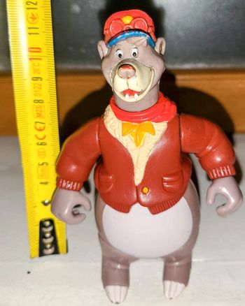 Figurine vintage personnage Super Balou Aviateur pilote d'essai pilote d'avion pilote d'hélicoptère