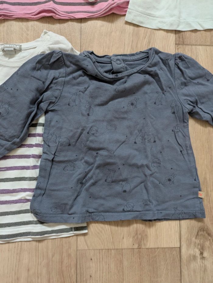 Lot 7 tee-shirt manches longues 18 Mois - photo numéro 3