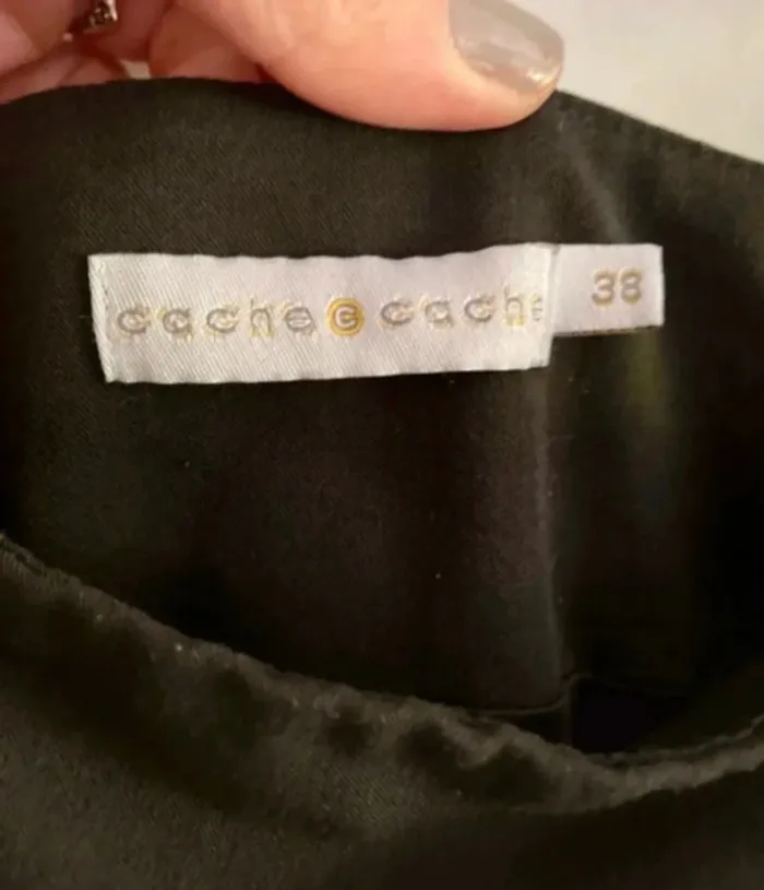 🖤 Robe noire à bretelles larges Cache Cache – Taille 38 - photo numéro 8