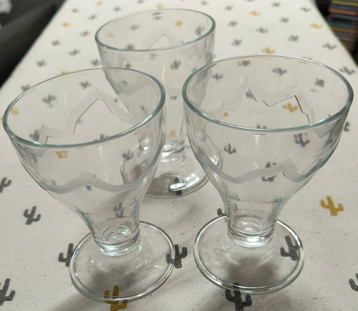 Coupes à dessert par 3