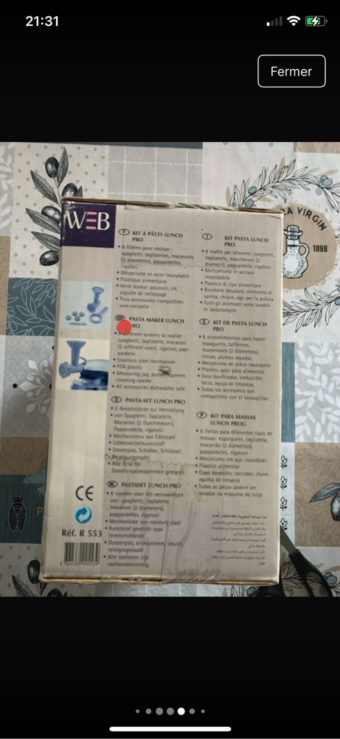 Kit à pâtes neuf - photo numéro 4