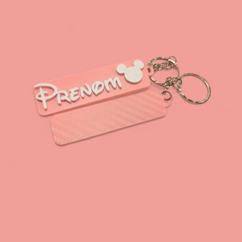 Porte-clés prénom personnalisé Disney – Création artisanale