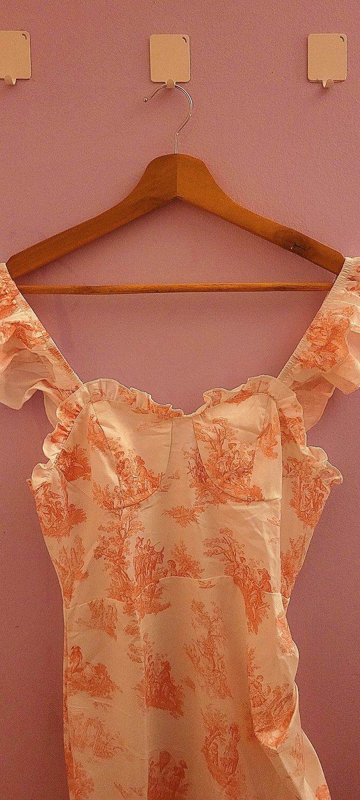 Robe légère romantique à fente - photo numéro 4