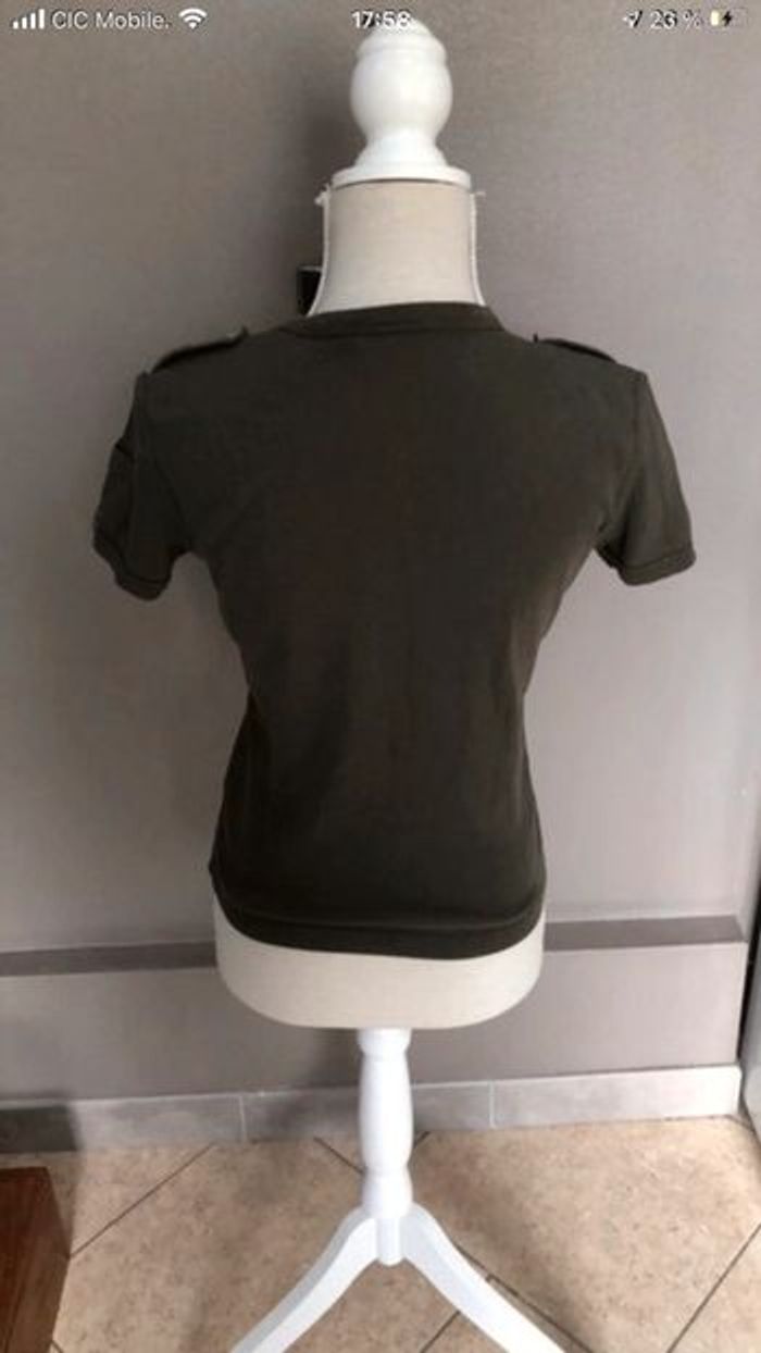 T-shirt kaki - photo numéro 2