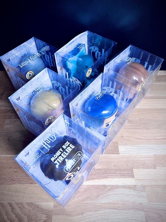 Lot de 6 Tirelires Harry Potter – Plastoy – Neuves - photo numéro 4