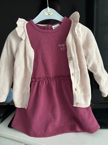 Robe + gilet taille 23 mois TAO