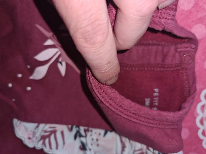 Ensemble 3 pièces petit béguin 3 mois - photo numéro 5