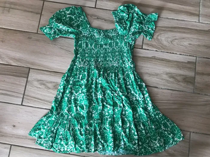 Robe courte verte S/M - photo numéro 5