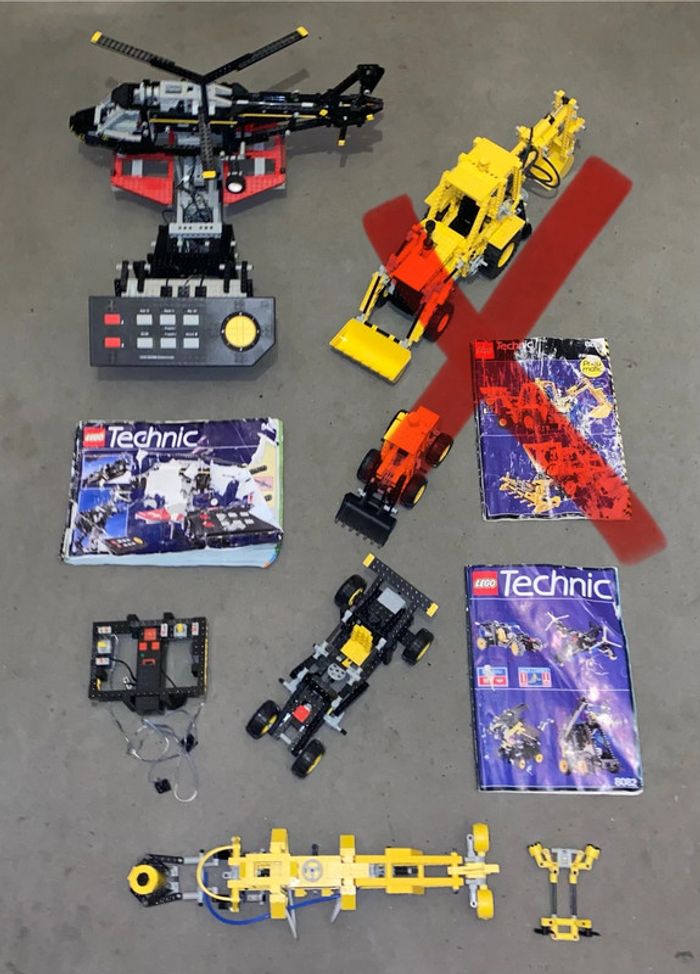 Lot X3 Lego Technic 8485 + 8082 + 8250 / 8299