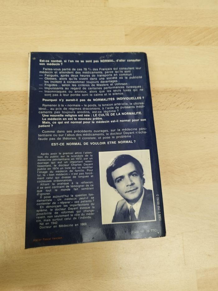 Charles Dayant

Est-ce NORMAL docteur?

PRESSES DE LA CITE - photo numéro 2