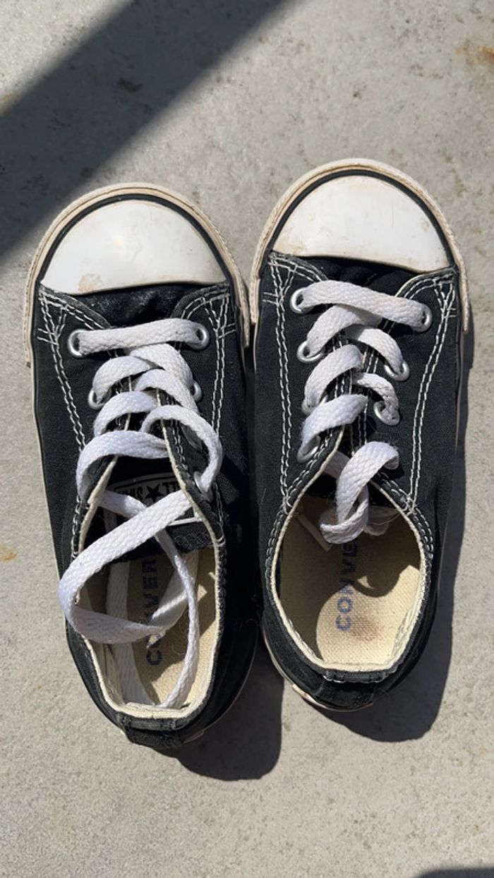 Converses basses noires mixtes