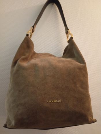 sac à main en Daim beige Coccinelle