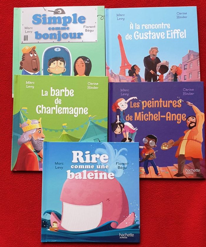 5 Livres enfants - Marc Levy - Hachette jeunesse