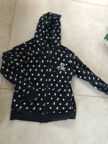 Veste gilet zippe à capuche
