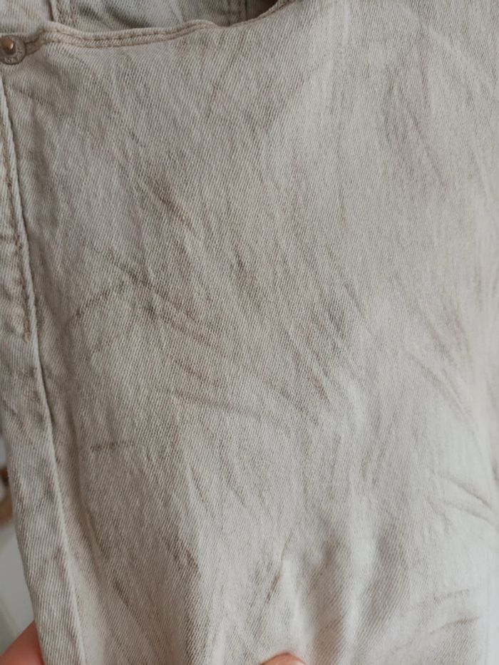 Pantalon beige à motifs Onado taille S - photo numéro 3