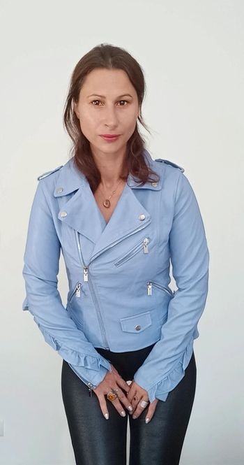 Veste simili cuir pinup neuve