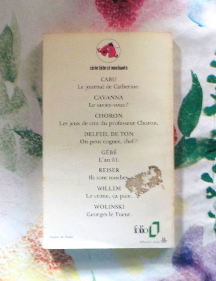 LA VIE AU GRAND AIR par REISER Ed. Folio - photo numéro 2