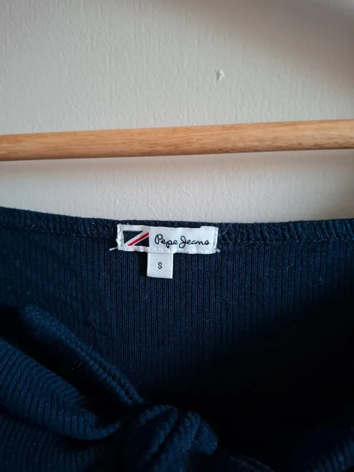 T-shirt court à nouer Pepe jeans - photo numéro 3