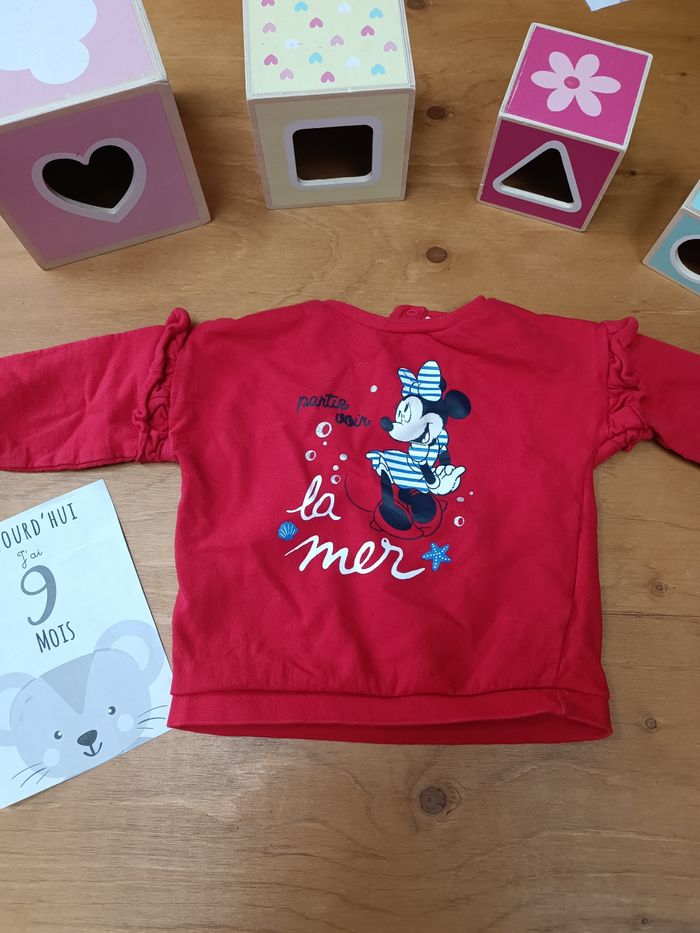Sweat Minnie 9 mois