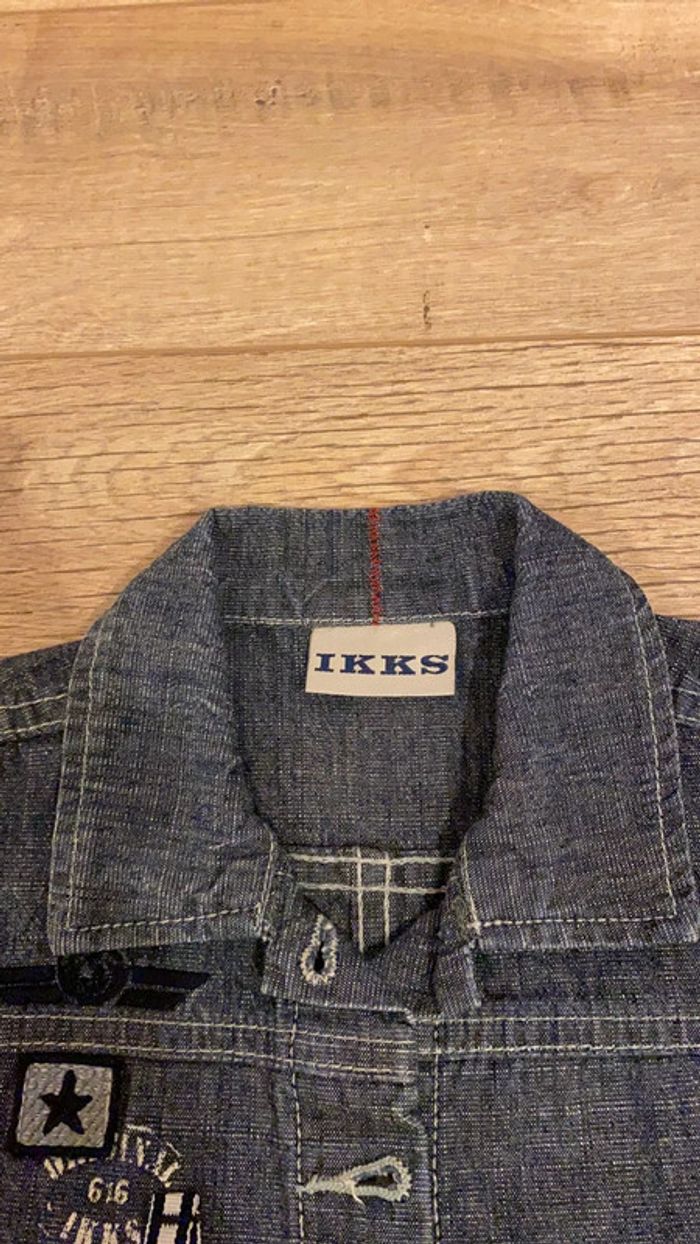 Veste en jean’s IKKS- taille 4ans - photo numéro 3