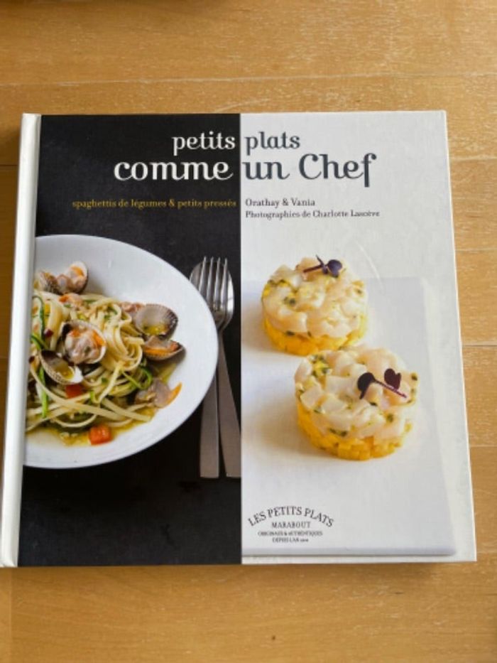Livre « petits plats comme un chef » marabout