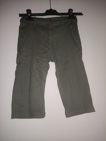 Bermuda kaki tissaia taille 10 ans