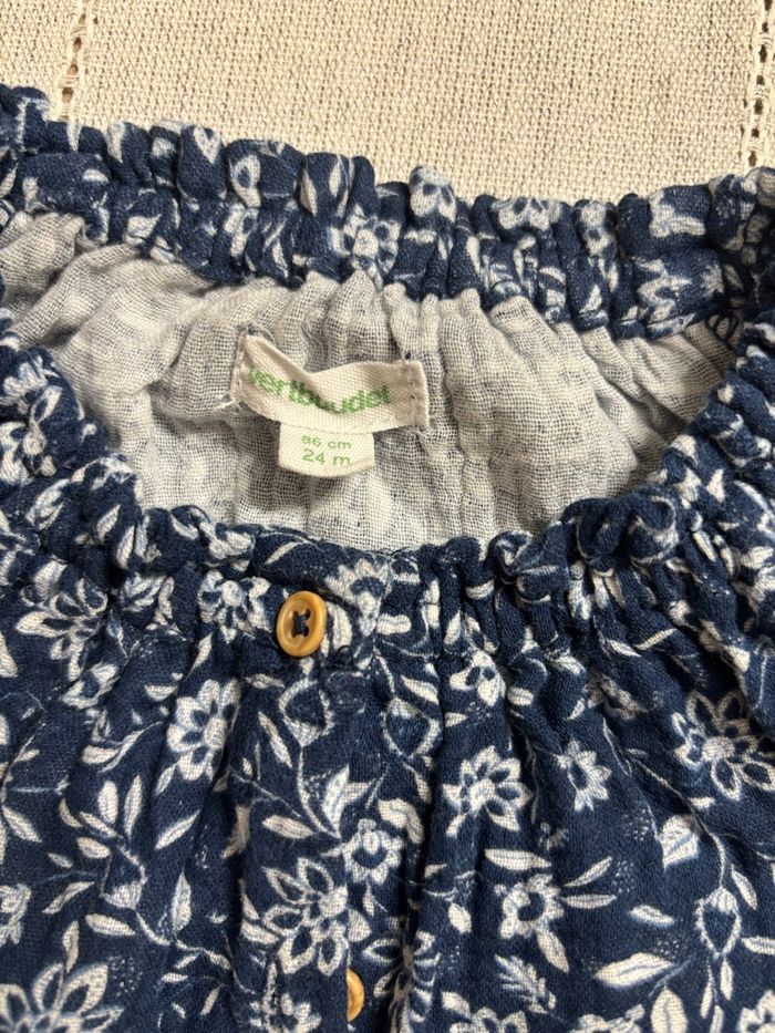 Vertbaudet × blouse à manches longues, 24 mois (86 cm) 💙 - photo numéro 3