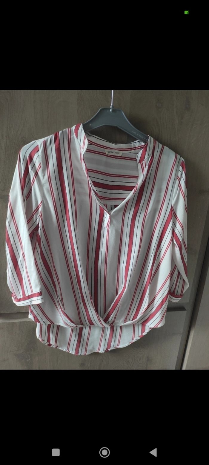 Blouse neuve Camaïeu bicolore