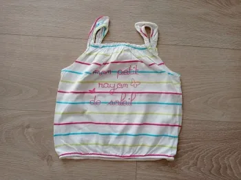 Débardeur multicolore Gémo 36 mois