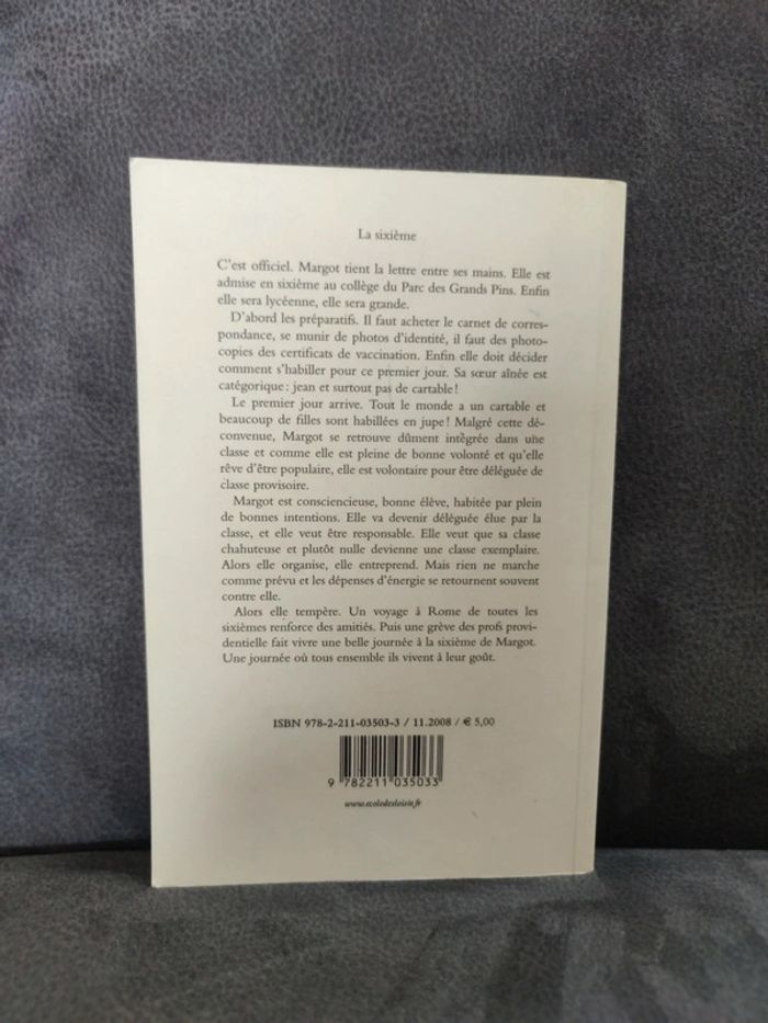 Susie Morgenstern La sixième livre jeunesse - photo numéro 2