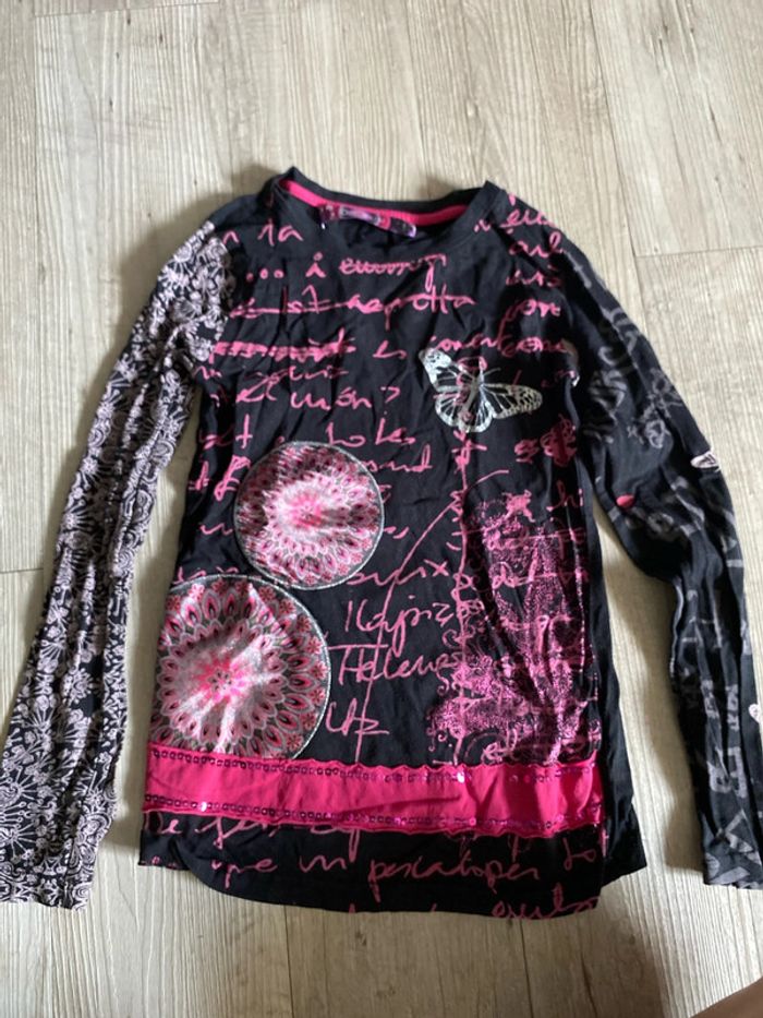 T shirt manche longue desigual