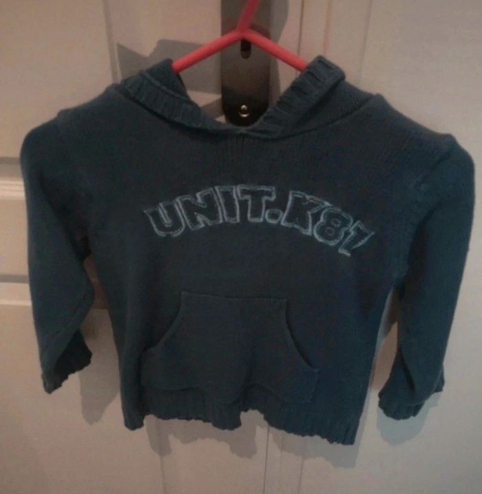 Sweat à capuche garçon 4 ans