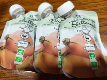 Lot de 3 popote courge butternut