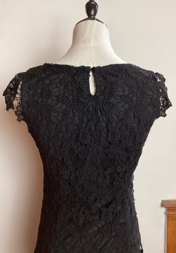 Robe noire brodée Esprit 36 - photo numéro 7